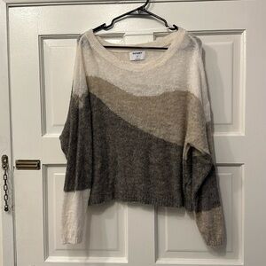 Brown Striped Sweater - Old Navy